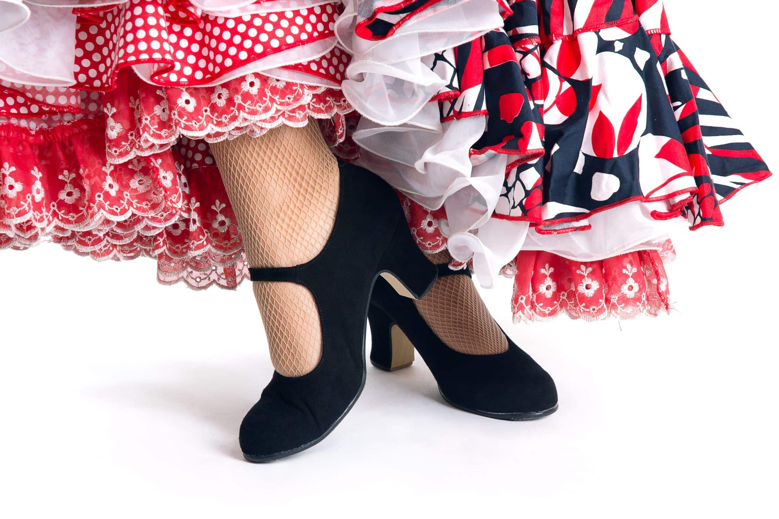 El Flamenco Vive, Zapatos iniciación al baile flamenco diseño moderno